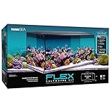 Fluval Flex Marine Aquarium 123L, Meerwasser Aquarium, schwarz, 1 Stück