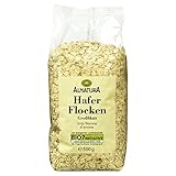 Alnatura Bio Haferflocken Großblatt, vegan, 6er Pack (6 x 500 g)