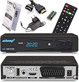 Ankaro 2100 DSR HD Sat Receiver mit PVR Aufnahmefunktion für Satellitenschüssel, AAC-LC...