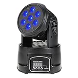 Mini Moving Head DMX-512 Lixada Disco Licht, Party Licht 4 In 1 RGBW 9/14...