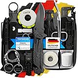 Jungle Monkey I Survival Kit I 13 teiligiges Premium Set I Messer I Taschenlampe I Outdoor...