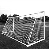 Aoneky Fußballnetz 7,3x2,4M /3,6x1,8M/ 3x2M/ 1,8x1,2M - Ersatz-Fußballtornetz Zubehör...