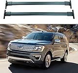 2 Stück Aluminium Dachträger Relingträger Dachgepäckträger für Ford Expedition 2018...