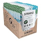 STRAYZ Bio Katzen Suppe Lachs & Rosmarin - Katzensuppe ohne Zucker und Getreide 14x40g