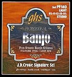 GHS J.D. Crowe Signature - PF140 - Banjo String Set, 5-String, Stainless Steel,...