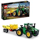 LEGO Technic John Deere 9620R 4WD Tractor, mit kippbarem Anhänger, klassisches...