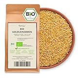 Kamelur Bio Goldleinsamen Ganz aus EU-Landwirtschaft (2,5kg) - Bio Leinsamen Gold ohne...