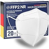 FiRiO® 20x FFP2 Masken zertifiziert aus Deutschland [100% FFP 2 Masken Deutsch] FFP2...