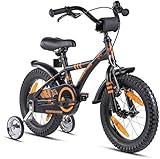 PROMETHEUS BICYCLES Kinderfahrrad 14 Zoll ab 4 Jahren - Kinder Fahrrad Mädchen Jungen...