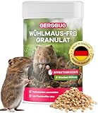 GEROBUG Wühlmaus vertreiben Granulat 300 g - Alternative zu Wühlmausschreck -...