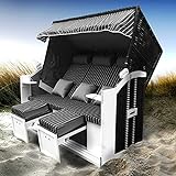 BRAST® Strandkorb Ostsee 3-Sitzer XXL für 2-3 Personen 160cm breit mehrere...