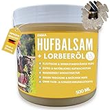 Huffett Pferde mit Lorbeeröl 500 ml - Hufsalbe für Pferde I Hufbalsam gesunde...