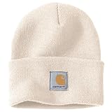 Carhartt, Herren, Strickmütze mit Umschlag, Winterweiß, OS