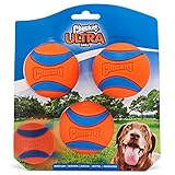 Chuckit Ultra Ball, langlebiger Gummi-Ball, mit hoher Sprungkraft, kompatibel mit...