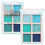 Lidschatten-Palette – hochpigmentierte blau-matt schimmernde Make-up-Lidschatten-Palette...