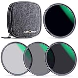 K&F Concept ND Filterset Nano X-Serie 55mm Neutral Graufilter Set ND4+ND8+ND64+ND1000 ND...