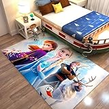 3D-Druck Teppich Cartoon Anime Frozen Academia Teppich, Rechteckig Kinder Crawl 3D...