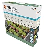 Gardena Micro-Drip-System Tropfbewässerung Set Hochbeet/Beet (35 Pflanzen): Starter-Set...