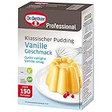 Dr. Oetker Professional Klassischer Pudding mit Vanille-Geschmack, Puddingpulver in 1 kg...