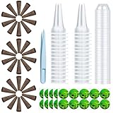 Seed Pods Kit 141pcs Grow Anything Hydroponics Supplies with Grow Schwämme Grow Baskets...