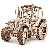 Traktor Holz Modellbausatz – DIY 3D Puzzle Erwachsene & Jugendliche ab 14 Jahren –...