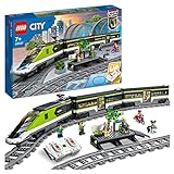 LEGO City Personen-Schnellzug, Set mit ferngesteuertem Zug, Eisenbahn-Spielzeug mit...