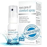 Hyaluron Augenspray mit Liposomen – für Kontaktlinsen - 15ml Augenspray gegen trockene...