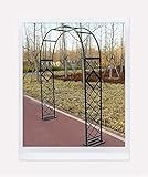 Gartenbogen Rosenbogen aus Metall stabil, Rankhilfe Rankgitter Pergola Torbogen, für...