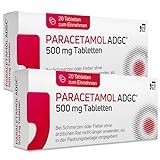 PARACETAMOL ADGC 500 mg - 2x 20 Stück – Tabletten bei leichten bis mäßig starken...