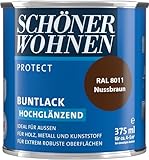 0,375L Schöner Wohnen ProfiDur Buntlack hg RAL 8011 nussbraun