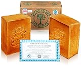 GRÜNE VALERIE® Original Aleppo Seife Set 2 x 200g (400g+) mit 20% / 80%...