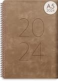 Burde Kalender 2024 A5 Twist Horizontal | Wochenplaner | 11 Dezember 2023-5...