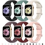 Higgs 6 Stück Ersatzarmband Kompatibel mit Apple Watch Armband 41mm 40mm 38mm 42mm 44mm...