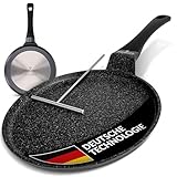 ZWIEGER Crepe Pfanne Induktion – Beschichtete Pancake Pfanne Induktion 26 cm...