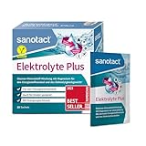 sanotact Elektrolyte Plus • Elektrolyt Pulver mit Kalium und Magnesium • 20 Sachets...