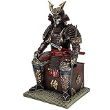 LOOYAR Mittelalterliche alte Samurai Untote Krieger Harz Statue Ornament Figur...