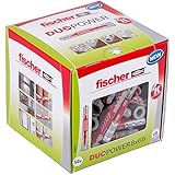 fischer DUOPOWER 8 x 65, Universaldübel, leistungsstarker 2-Komponenten-Dübel,...