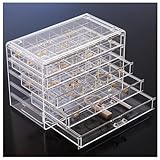 ProCase Transparent Schmuckorganizer Acryl Stapelbar Schmuck Organizer Durchsichtig...