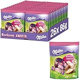 Milka Bonbons Knister 26 x 86g, Feine Alpenmilch Schokolade mit Knisterstückchen