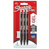 SHARPIE S-Gel Gelstifte | mittlere Spitze (0,7 mm) | Gelschreiber mit blauer Tinte | 3...