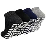 PUTUO Rutschfeste Socken für Herren Stoppersocken: Antirutschsocken mit Noppen für...