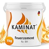 Kaminat Nr. 9H Profi Reparaturmörtel für extra hohe Temperaturen 1250°C, Feuerfester...