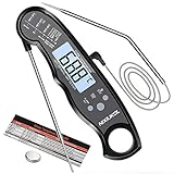 NIXIUKOL Digital Fleischthermometer Grillthermometer 2-in-1 Bratenthermometer...