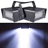 2Packung 32Led Stroboskop Disco Licht, Stroboskop Blitzer Disco Blitzlicht für...