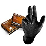 Gripster Skins Nitril-Einweghandschuhe, extra robust, 50 Packungen / 25 Paar, PPE Cat 3,...