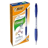 BIC Kugelschreiber Set Atlantis Classic, in Blau, Strichstärke 0,4 mm,...