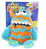 Worry-Monster-Plüsch-weiches Spielzeug blau und Orange