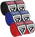 RDX 4.5m Profi Boxbandagen 3 Paar Set, MMA Boxen Muay Thai, Elastisch Handbandagen Mit...