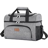 Lifewit 23L große Kühltasche für 27/32/48 Dosen, isolierte Lunch-Tasche, leichte,...