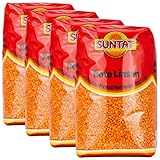 Suntat - Orientalische Rote Linsen aus der Türkei im 4er Set à 1 kg je Packung...